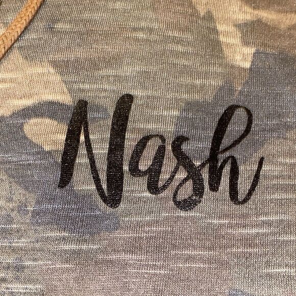MV Sport Brand Women’s Nash Nashville Camo Camouflage Hoodie Size Small - Picture 4 of 14